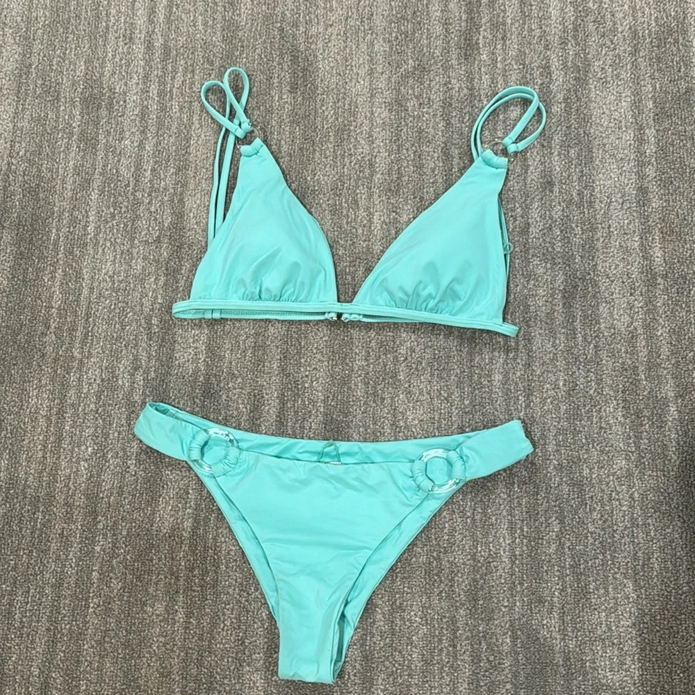 Turquoise Bikini - Picture 1 of 10
